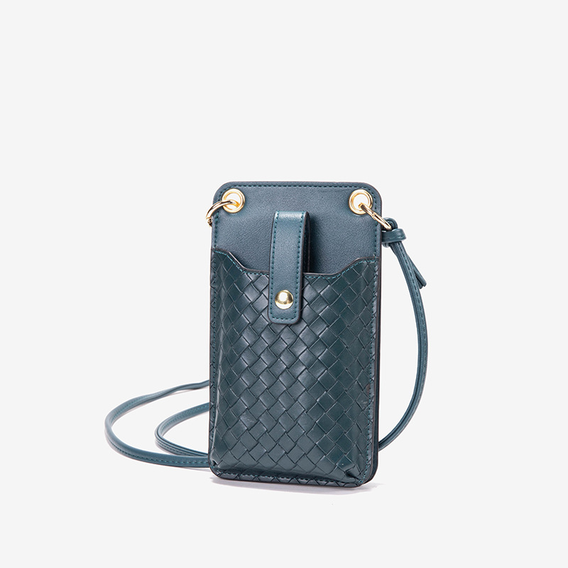 Multifunctional woven pattern mobile phone bag
